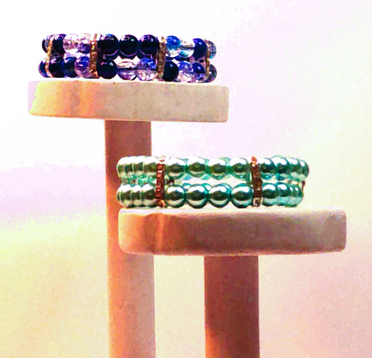 Double Strand Pearl Bracelets